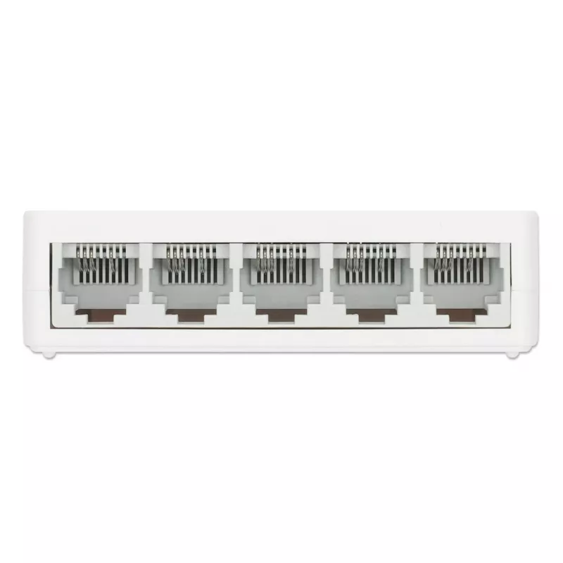 Manhattan 5 portu ātrais Ethernet slēdzis, plastmasa, trīs gadu garantija, kaste