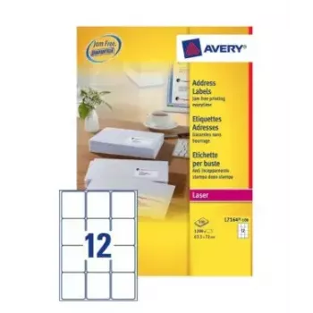 Pašlīmējošā uzlīme Avery L7164-100