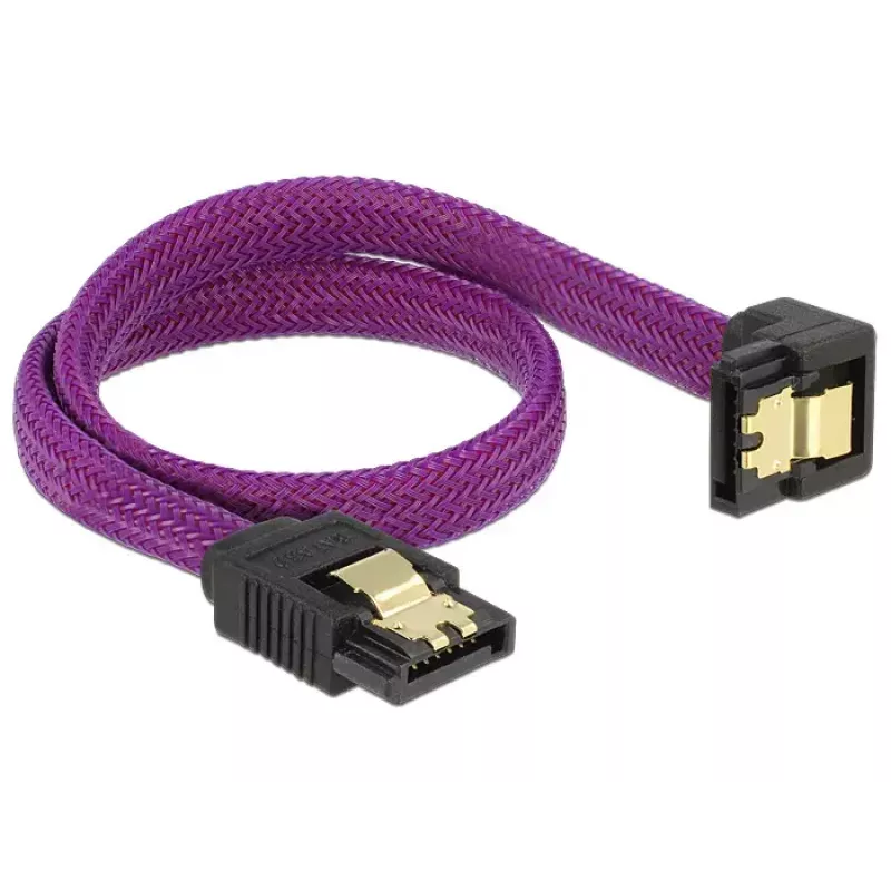 SATA kabelis DeLOCK 83695 0,3 m purpura krāsā