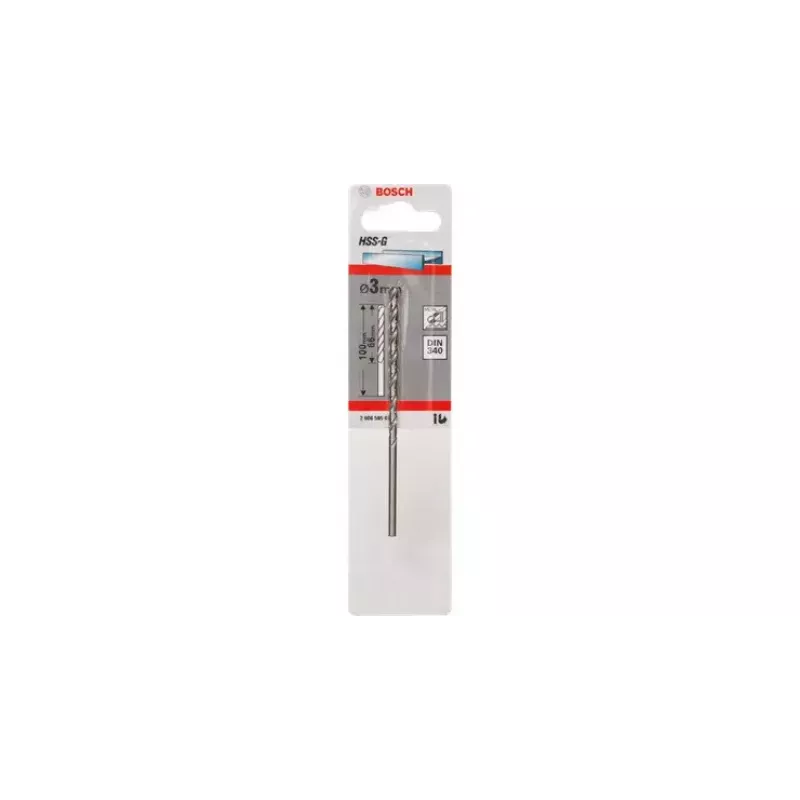 Garie HSS spirālurbji Bosch 2608596810, precīzi slīpēti, 5–10 mm