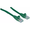 Intellinet tīkla kabelis, Cat6, 20 m, zaļš, CCA, U/UTP, PVC, RJ45, zeltīti kontakti, bez aizķeršanās, ar aizsargapvalku, mūža garantija