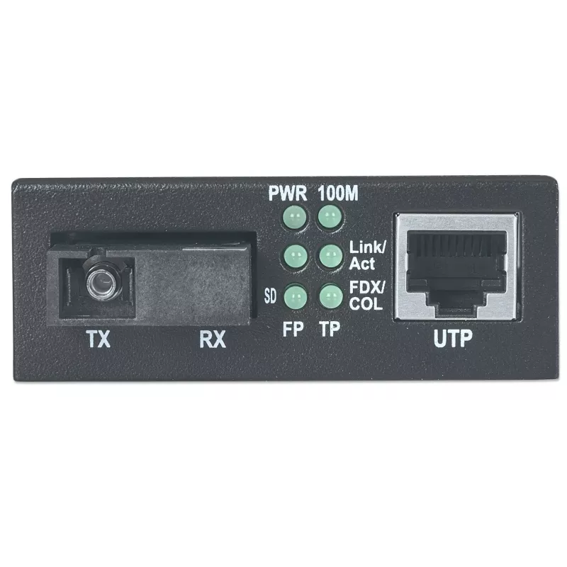 Intellinet Fast Ethernet WDM divvirzienu vienmoda multivides pārveidotājs, 10/100Base-Tx uz 100Base-Fx (SC) vienmoda, 20 km, WDM (Rx1550/Tx1310)