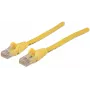 Intellinet tīkla komutācijas kabelis, Cat6A, 30 m, dzeltens, varš, S/FTP, LSOH / LSZH, PVC, RJ45, zeltīti kontakti, bez aizķeršanās, ar aizsarguzmavu, mūža garantija