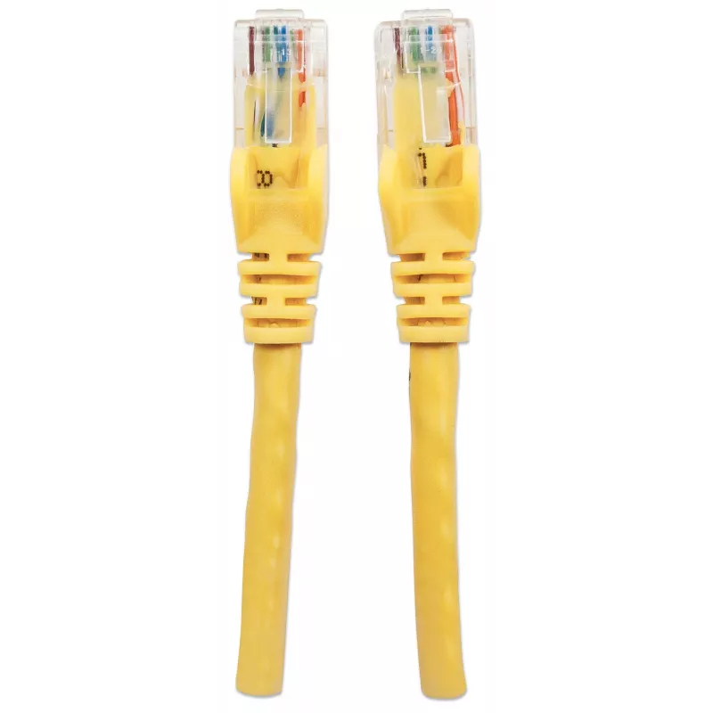 Intellinet tīkla komutācijas kabelis, Cat6A, 30 m, dzeltens, varš, S/FTP, LSOH / LSZH, PVC, RJ45, zeltīti kontakti, bez aizķeršanās, ar aizsarguzmavu, mūža garantija