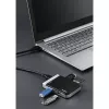 Hama 00054546 karšu lasītājs USB 3.2 Gen 1 (3.1 Gen 1) Type-A/Type-C melns, sudrabains