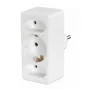 Hama 00108844 strāvas kontaktdakšas adapteris Tips F universāls Balts