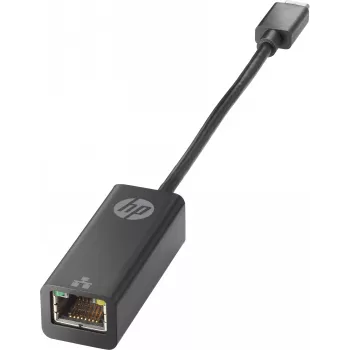 HP USB Type-C uz RJ45 adapteris, USB Type-C, RJ-45, melns, mājām, 245 mm, 110 mm