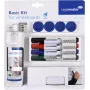 Piederumu komplekts tāfelēm Legamaster basic, 10 daļas, saderīgs ar Legamaster UNIVERSAL, daudzkrāsains, 225×45×255 mm