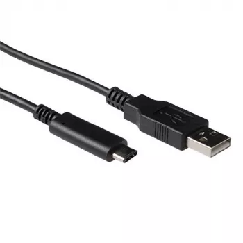 USB 2.0 savienojuma kabelis C tēviņš - A tēviņš 1,00 m ACT SB0014