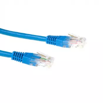 ACT Blue 5 m LSZH U/UTP CAT6 komutācijas kabelis ar RJ45 savienotājiem