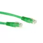 ACT zaļa 7 m LSZH U/UTP CAT6 komutācijas kabelis ar RJ45 savienotājiem