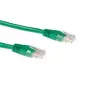 ACT zaļa 0,25 m U/UTP CAT6 komutācijas kabelis ar RJ45 savienotājiem
