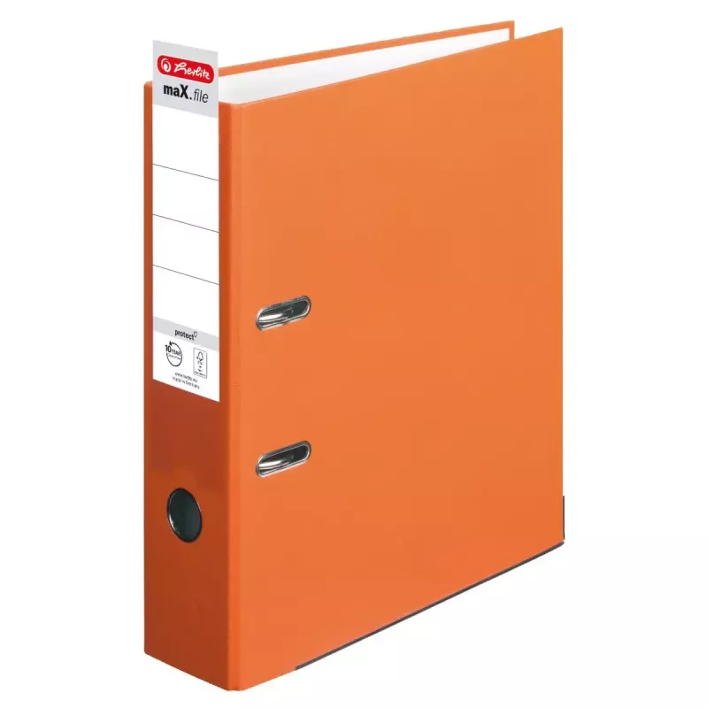 Gredzenu mape Herlitz maX.file A4 Oranža