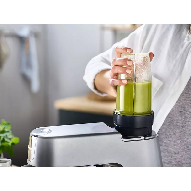 Kenwood KAH740PL Smoothie 2GO blendera uzgalis, 2 x 0,6 L, pelēks