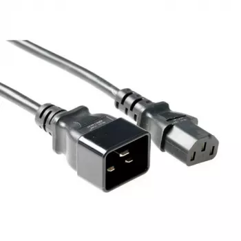 Strāvas kabelis ACT Powercord C13 - C20 melns 2 m