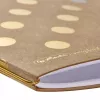 Rakstāmpiezīmju grāmatiņa Herlitz Pure Glam A5 40 lapas zelta
