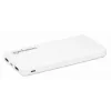 Manhattan ārējais akumulators, 10000 mAh, Izeja: 2x USB-A (2.1 A un 1 A), Ieeja: USB-C un Micro-USB (abi 2 A), Balts, Viena gada garantija