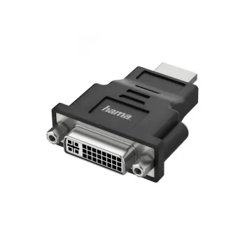 Hama 00200339 kabeļa savienotājpārveidotājs HDMI Type A (Standard) DVI-I Melns