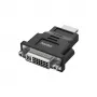 Hama 00200339 kabeļa savienotājpārveidotājs HDMI Type A (Standard) DVI-I Melns