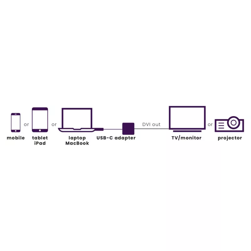 Marmitek Connect USB C to DVI - USB-C uz DVI adapteris