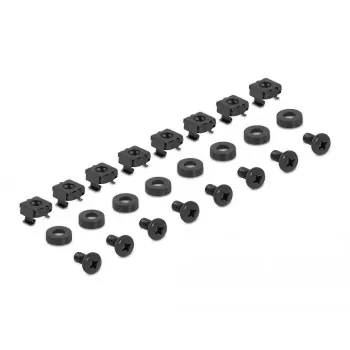 Montāžas kronšteins DeLOCK 19 collu regulējams garums 368-600mm pelēks 2 gab.