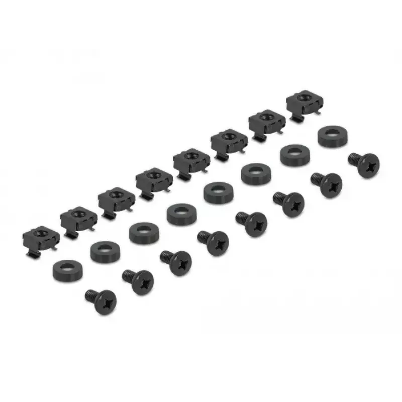 Montāžas kronšteins DeLOCK 19 collu regulējams garums 368-600mm pelēks 2 gab.