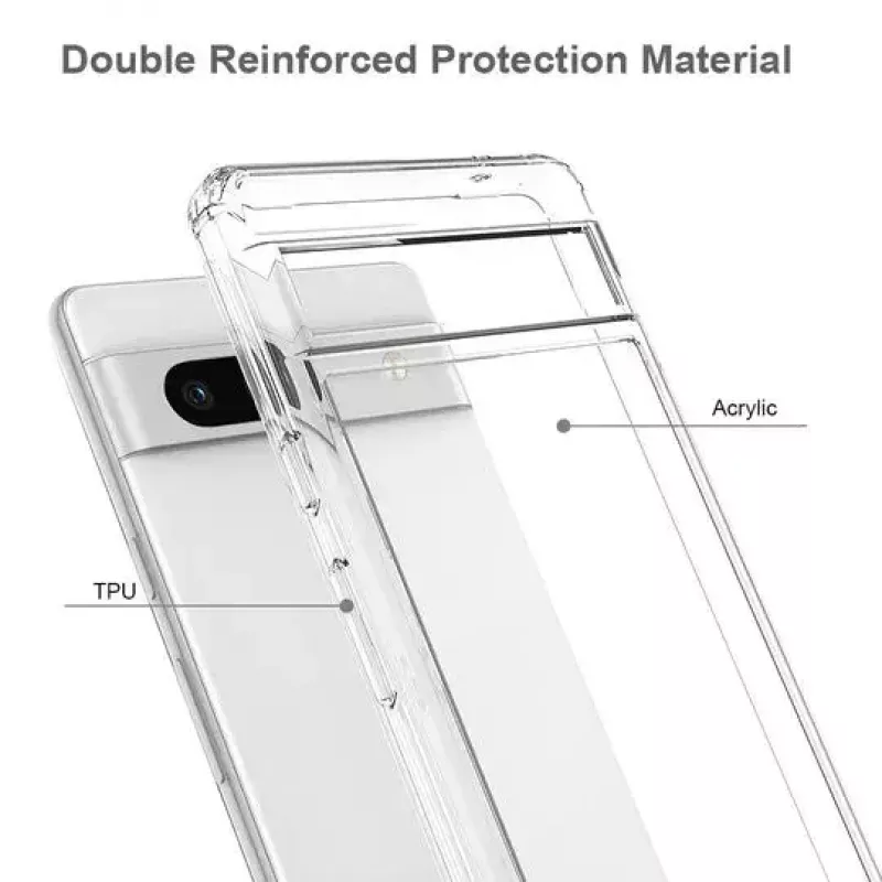 Cover JT BERLIN 10918 mobilā tālruņa maciņš Caurspīdīgs Google Pixel 7a