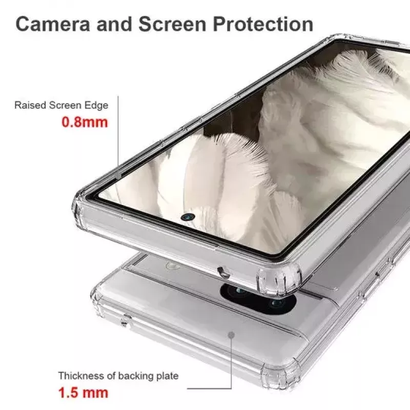 Cover JT BERLIN 10918 mobilā tālruņa maciņš Caurspīdīgs Google Pixel 7a