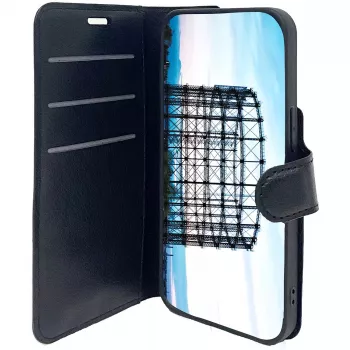 Folio vāciņš JT BERLIN Schöneberg iPhone 14 15.5 cm melns