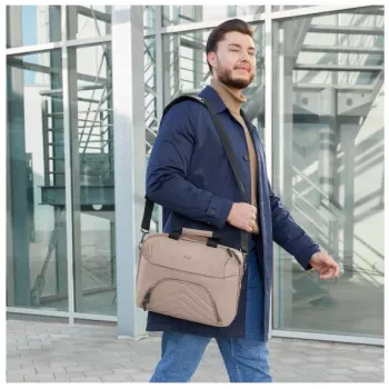Hama Premium Lightweight 41,1 cm (16,2 collu) Toploader soma bēšā krāsā