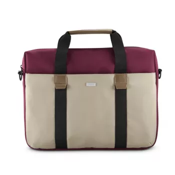 Hama 00222059 portatīvā datora soma 35,8 cm (14,1 collas) ratiņu tipa soma bēša, sarkana