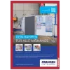 Dēļa rāmis Franken AR15012 Sarkans A3 470x10x650mm 2 gab.