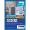 Dēļu rāmis Franken AR15032 A3 Zils 470x10x650mm 2gab.