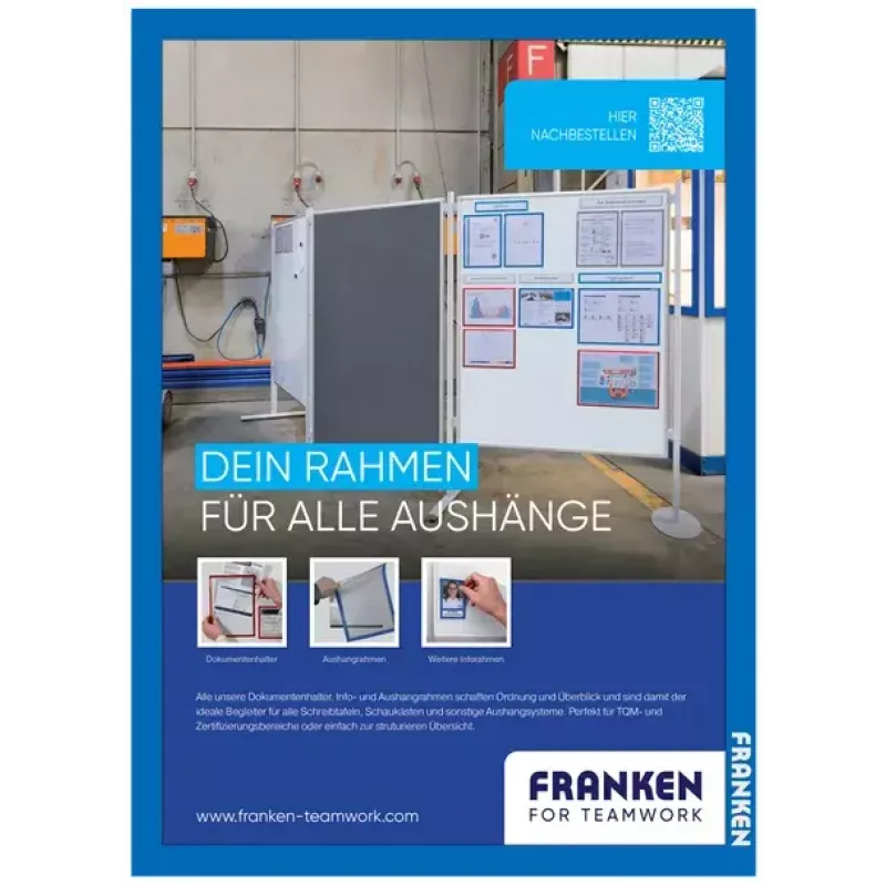 Dēļu rāmis Franken AR15032 A3 Zils 470x10x650mm 2gab.