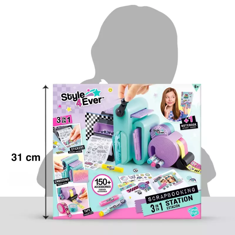 Scrapbooking stacija Canal Toys 275CL 3-in-1 komplekts — Canal Toys 275CL