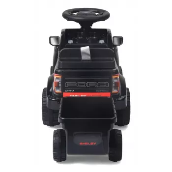 Braucamais auto Jamara Shelby Ford F-150 Raptor — darbināms ar baterijām, 1 sēdvieta, 4 riteņi, melns