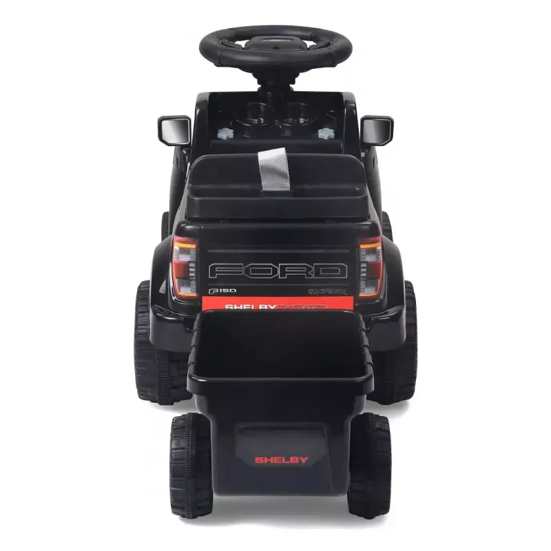 Braucamais auto Jamara Shelby Ford F-150 Raptor — darbināms ar baterijām, 1 sēdvieta, 4 riteņi, melns