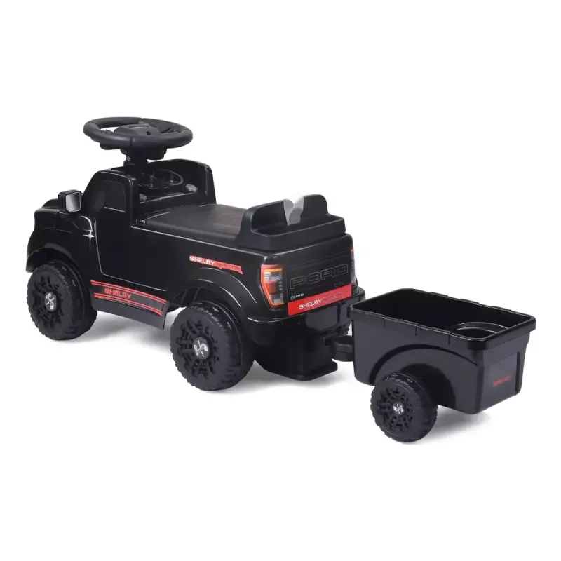Braucamais auto Jamara Shelby Ford F-150 Raptor — darbināms ar baterijām, 1 sēdvieta, 4 riteņi, melns