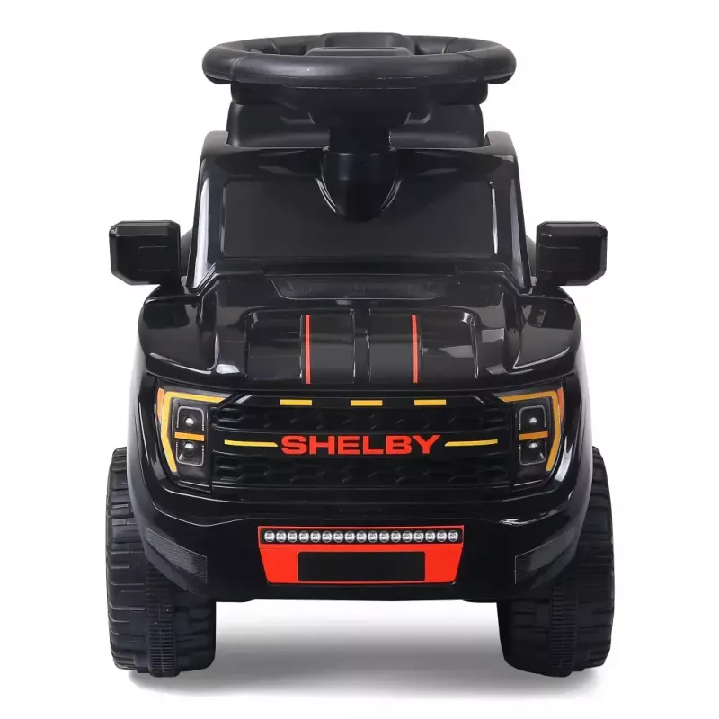 Braucamais auto Jamara Shelby Ford F-150 Raptor — darbināms ar baterijām, 1 sēdvieta, 4 riteņi, melns