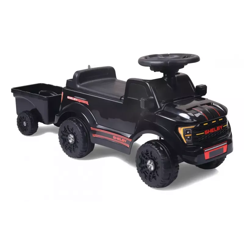 Braucamais auto Jamara Shelby Ford F-150 Raptor — darbināms ar baterijām, 1 sēdvieta, 4 riteņi, melns