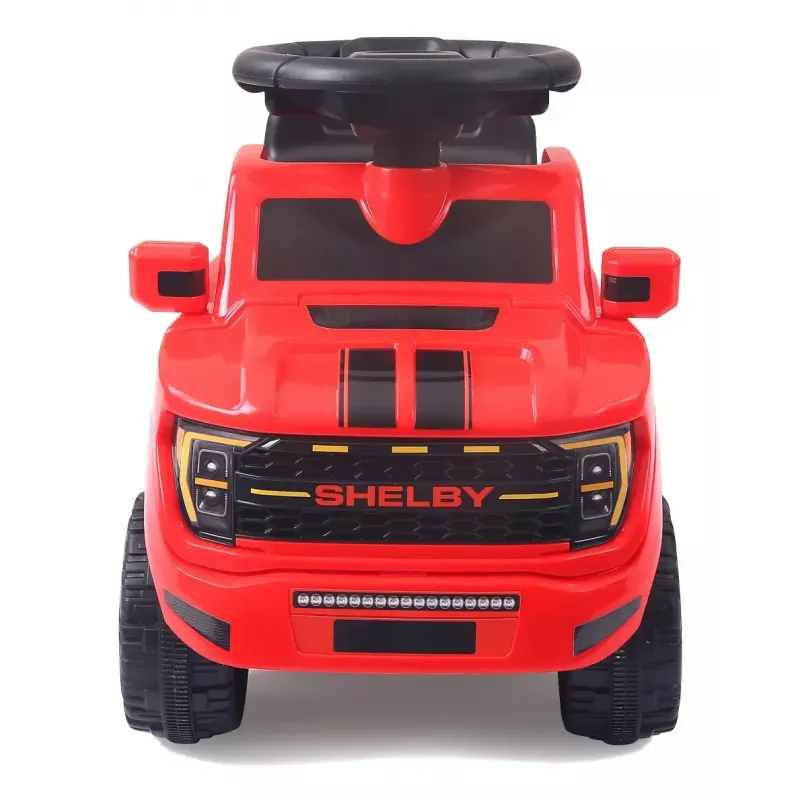 Braucamā mašīna Jamara Shelby Ford F-150 Raptor — darbināms ar baterijām, 1 sēdvieta, 4 riteņi, melns/sarkans