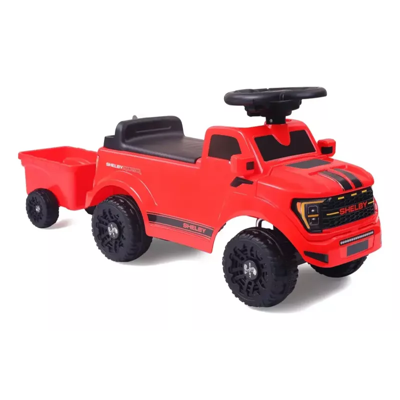 Braucamā mašīna Jamara Shelby Ford F-150 Raptor — darbināms ar baterijām, 1 sēdvieta, 4 riteņi, melns/sarkans