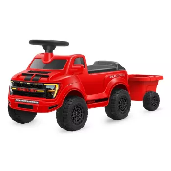 Braucamā mašīna Jamara Shelby Ford F-150 Raptor — darbināms ar baterijām, 1 sēdvieta, 4 riteņi, melns/sarkans