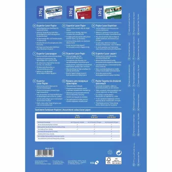 Foto papīrs A4 Avery Premium krāsu lāzerim 170 g/m² spīdīgs balts 1298