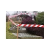 Barricade Tape TESA 58137 Red balta 100m