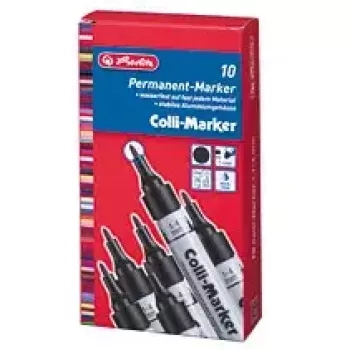 Pastāvīgais marķieris Herlitz 08860603 Melns 10 gab.