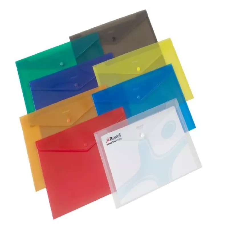 Rexel Popper Wallet A4 asorti, A4, polipropilēns (PP), daudzkrāsu, 150 loksnes, 335 mm, 235 mm