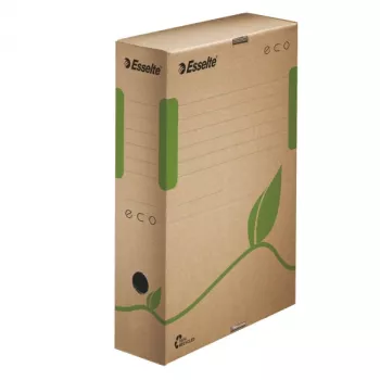 Esselte arhivēšanas kaste Eco FSC® 80 mm, brūna, zaļa, A4, 120 g, 80 x 327 x 233 mm