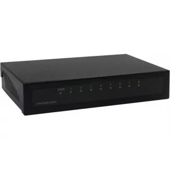 Nepārvaldāms slēdzis Dexlan 891008 8 pieslēgvietas Gigabit Ethernet melns