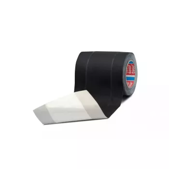 Lente TESA 4611 Melna 25 m Kaucuks